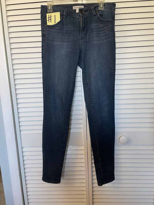 1. ARTIS-NY brand Used Blue Jeans for Women from ARLOZE (SKU1)  Size 6